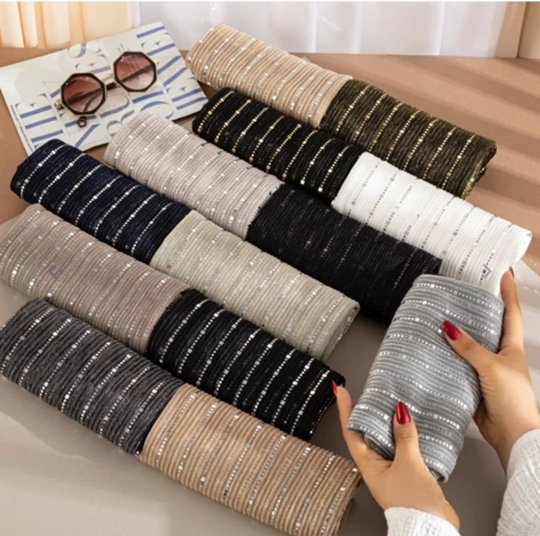 شال حریر آینه ای