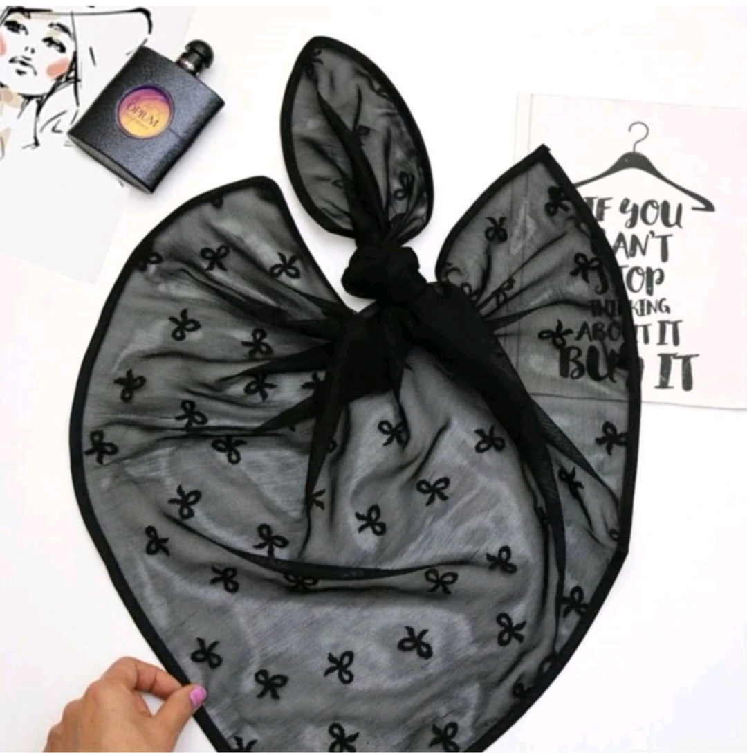 مینی اسکارف تور طرح پاپیونی زنانه