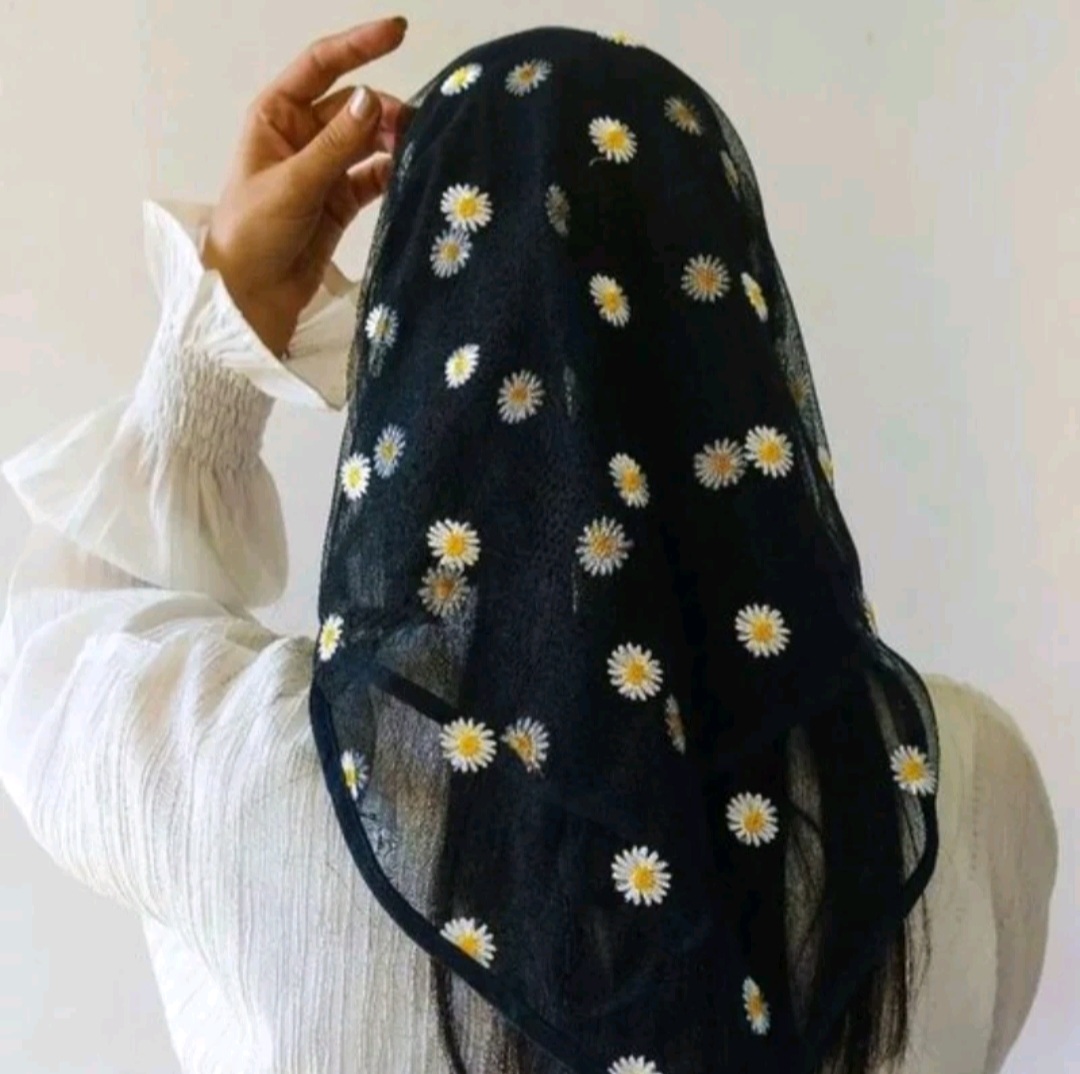 مینی اسکارف تور گل بابونه دخترانه
