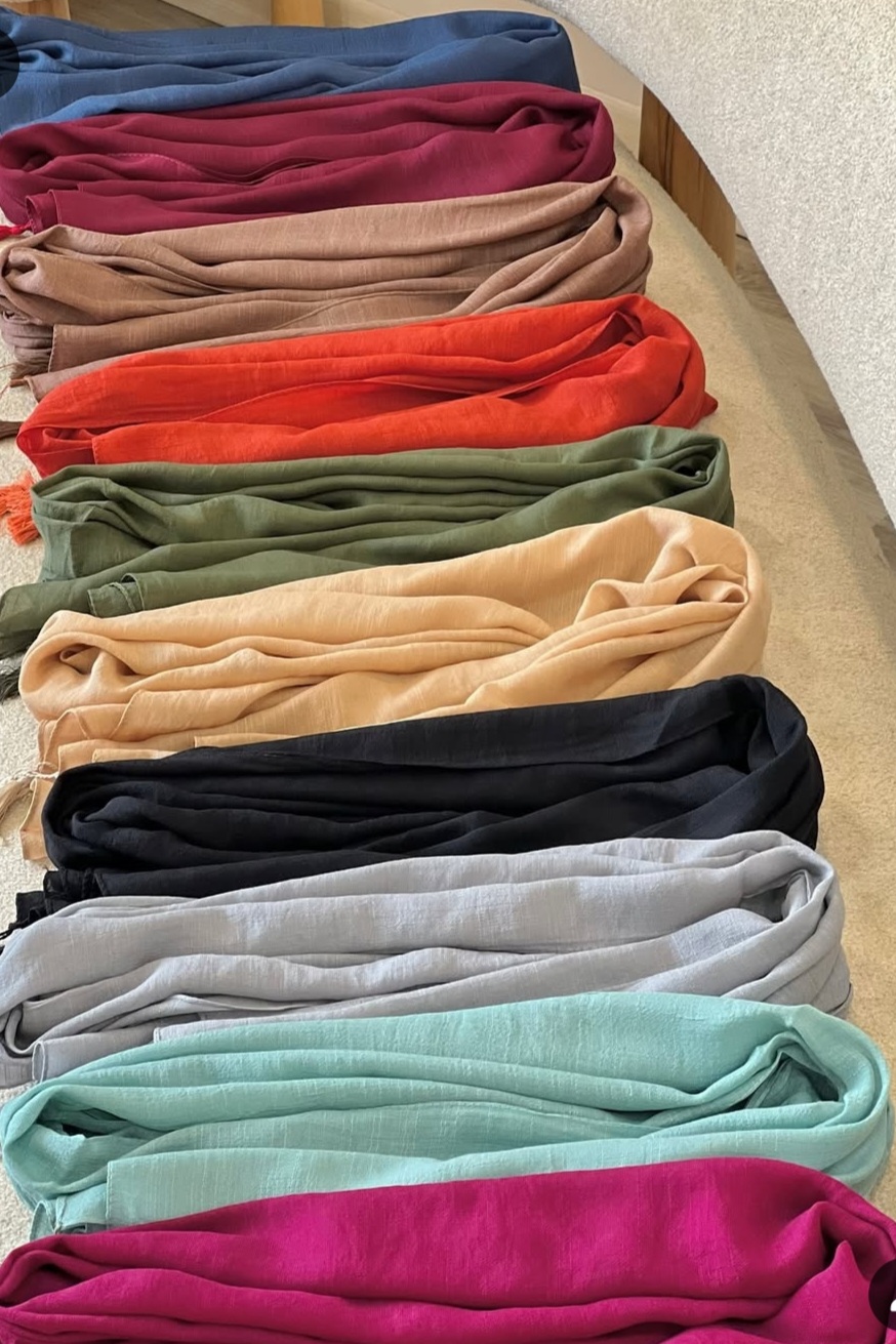 شال وال اسلپ منگوله دار