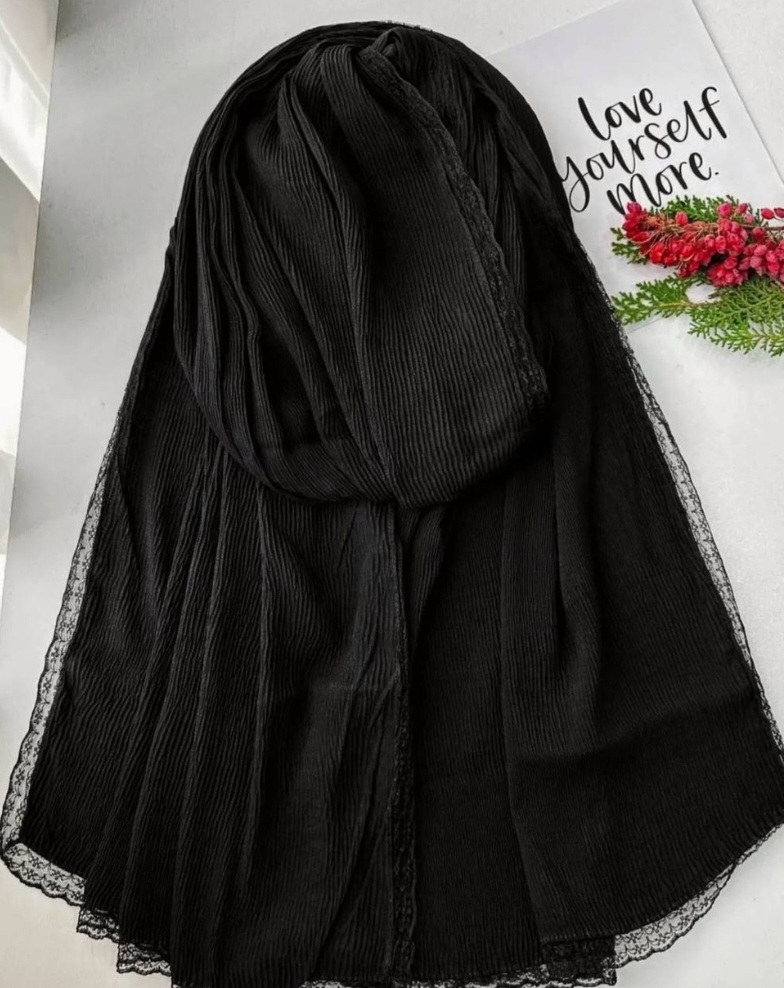 شال پفکی دور دانتل ۴۵۳۶