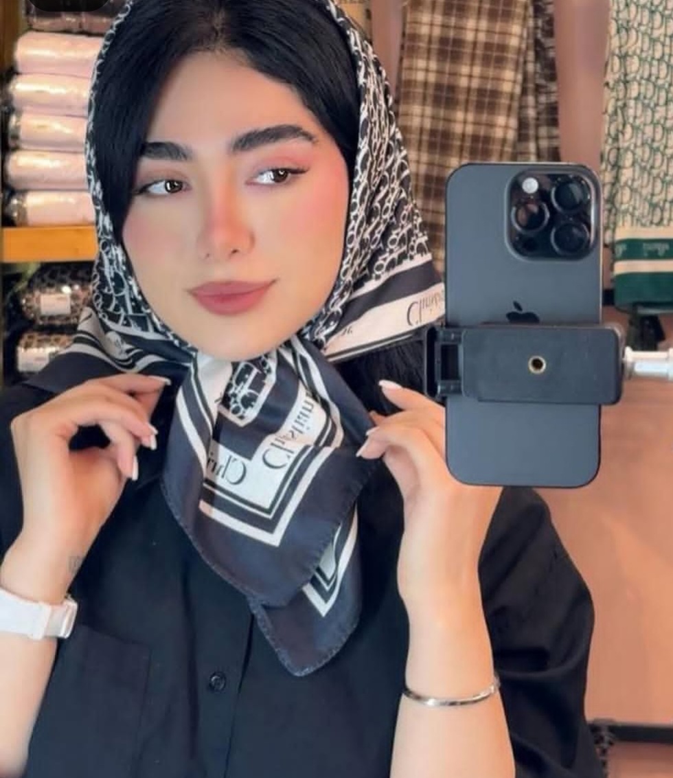 روسری مینی اسکارف نخی سرمه ای