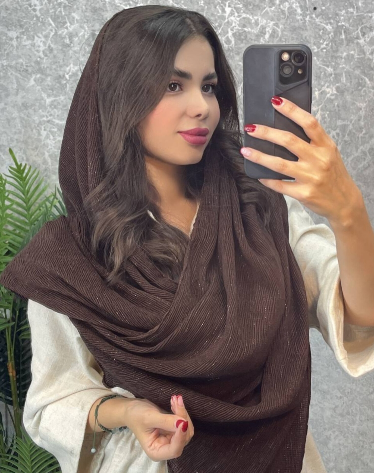 شال برشکا لمه دار کد ۷۰۰